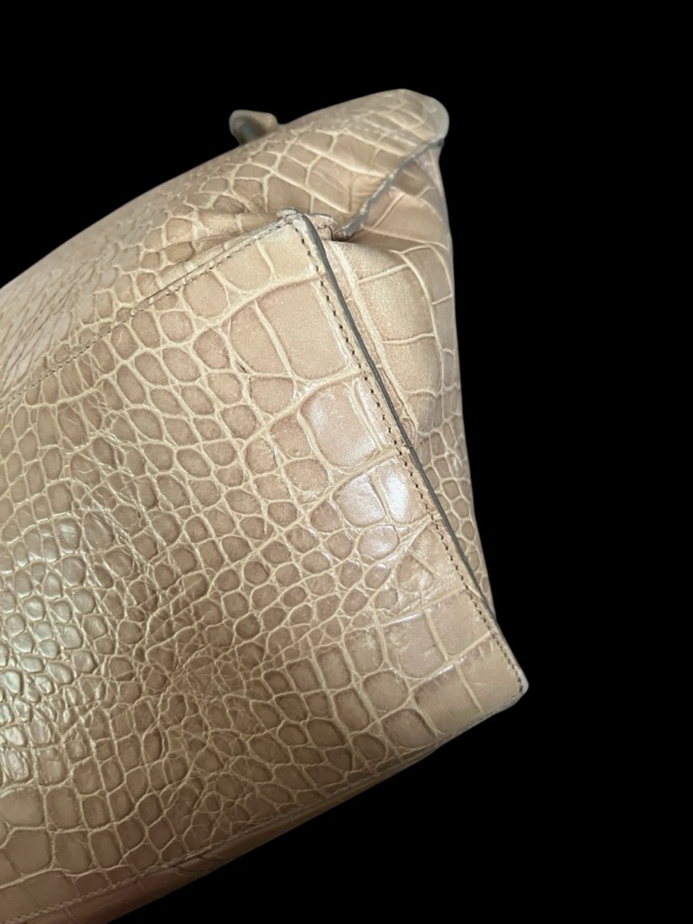 Furla Croc-Embossed Leather Tote Bag - Picture 6 of 15